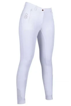 New Pantalon Alexis blanc rosegold Femme La Cavalière En Concours|La Femme En Concours