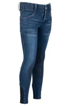 Pantalon aymee denim Enfant Tenue D'Équitation Enfant·Pantalons Enfant