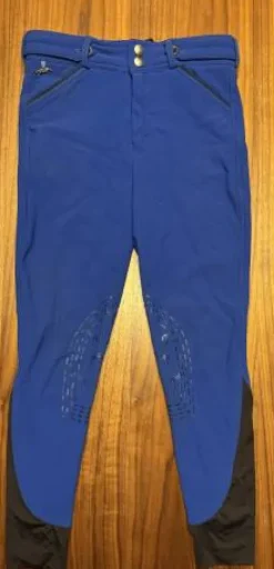 Outlet Pantalon bleu électrique Pénélope Enfant Tenue D'Équitation Enfant·Pantalons Enfant
