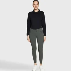 Hot Pantalon Capucine FW25 - - Taille haute, floral Femme La Cavalière En Concours|La Femme En Concours