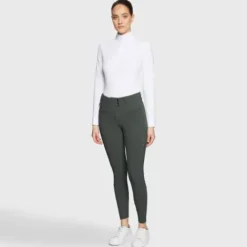 Outlet Pantalon Claranova Full Grip AW25 - - Taille haute Femme Tenue D'Équitation Femme·Pantalons Femme