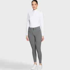 Outlet Pantalon Claranova Full Grip AW25 - - Taille haute Femme Tenue D'Équitation Femme·Pantalons Femme