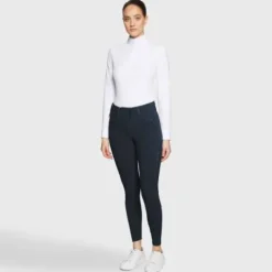Outlet Pantalon Claranova Full Grip AW25 - - Taille haute Femme Tenue D'Équitation Femme·Pantalons Femme