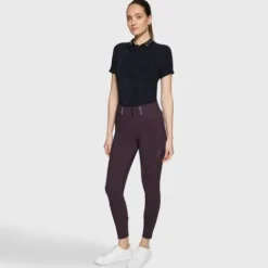 Outlet Pantalon Claranova Full Grip AW25 - - Taille haute Femme Tenue D'Équitation Femme·Pantalons Femme