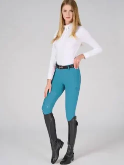 New Pantalon COBLENZA grip genoux taille haute - Femme Tenue D'Équitation Femme·Leggings D'équitation