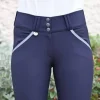 Pantalon d'équitation dame Sofia Marine - Jump'In - Tissu SOFT TEX Femme Tenue D'Équitation Femme·Pantalons Femme