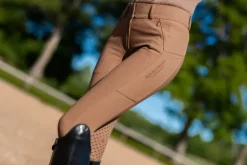 Clearance Pantalon d'équitation Dressage Elite Champagne - Femme Tenue D'Équitation Femme·Pantalons Femme