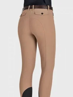 Clearance Pantalon Camel avec basanes femme Femme Tenue D'Équitation Femme·Pantalons Femme