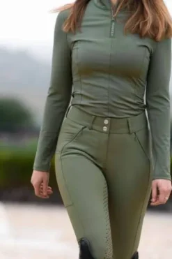 Best Pantalon Full Grip Evening Haze - Femme Tenue D'Équitation Femme·Pantalons Femme