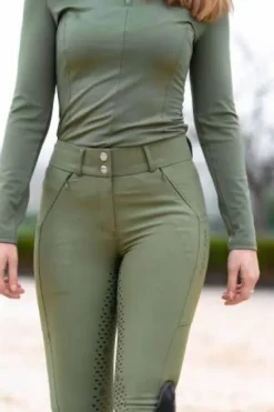 Best Pantalon Full Grip Evening Haze - Femme Tenue D'Équitation Femme·Pantalons Femme