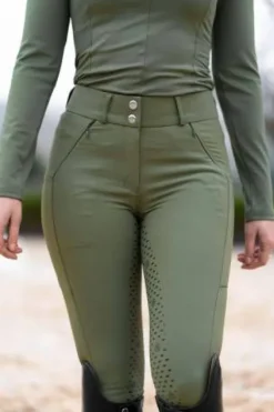 Best Pantalon Full Grip Evening Haze - Femme Tenue D'Équitation Femme·Pantalons Femme