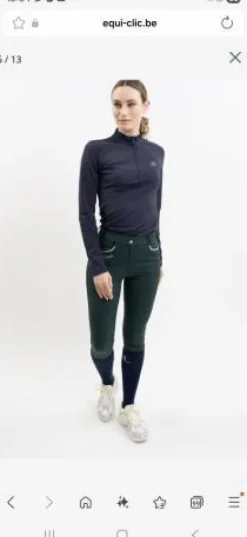 Clearance pantalon jaltika jungle vert Femme Tenue D'Équitation Femme·Pantalons Femme