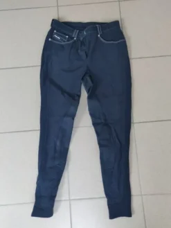 Pantalon marine fond de peau Euro-Star Femme Tenue D'Équitation Femme·Pantalons Femme