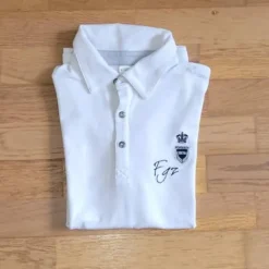 New Polo Blanc Enfant Tenue D'Équitation Enfant·Polos Et Chemises