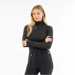 Hot Polo col haut AW25 - - Respirant et stretch Femme Tenue D'Équitation Femme·Polos Et Chemises