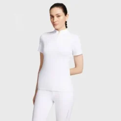 Clearance Polo concours Aloise Air manches courtes ss24 Femme La Cavalière En Concours|La Femme En Concours