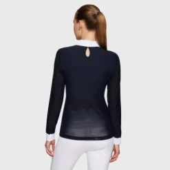 Polo Concours Aloise Boreal SS25 Femme La Cavalière En Concours|La Femme En Concours