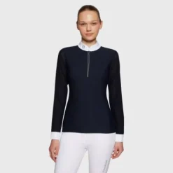 Polo Concours Aloise Boreal SS25 Femme La Cavalière En Concours|La Femme En Concours