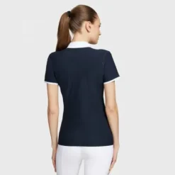 Sale Polo concours Leia Crystal manches courtes SS24 Femme La Cavalière En Concours|La Femme En Concours