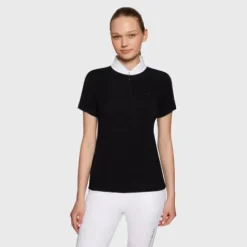 Hot Polo Concours Manches Courtes Carlotta SS25 Femme La Cavalière En Concours|La Femme En Concours