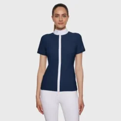 Best Polo Concours Manches Courtes Julia Spring Flower SS25 Femme La Cavalière En Concours|La Femme En Concours