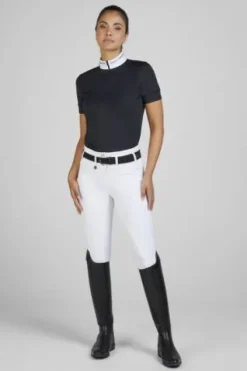 Discount Polo Concours Manches Courtes Strass  Sports Femme La Cavalière En Concours|La Femme En Concours