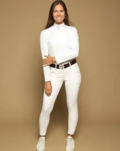 Discount Polo concours manches longues Victor - - Confort technique Femme La Cavalière En Concours|La Femme En Concours