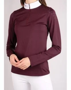 Best Polo concours manches longues rosy Femme La Cavalière En Concours|La Femme En Concours