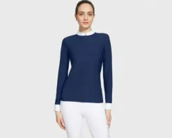 New Polo concours Ysee manches longues ss24 Femme La Cavalière En Concours|La Femme En Concours