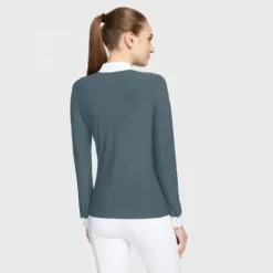 New Polo concours Ysee manches longues ss24 Femme La Cavalière En Concours|La Femme En Concours