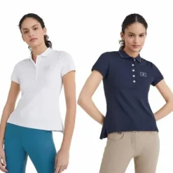 Hot Polo Crystal 2022 pour dame - Femme Tenue D'Équitation Femme·Polos Et Chemises