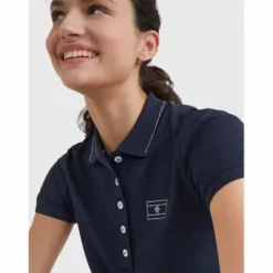 Hot Polo Crystal 2022 pour dame - Femme Tenue D'Équitation Femme·Polos Et Chemises