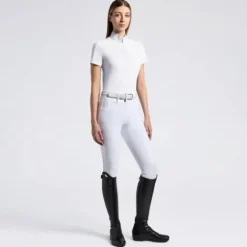 Best Polo de compétition Jersey zip - Femme La Cavalière En Concours|La Femme En Concours