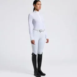 Best Polo de compétition plastron perforé CAD268 - - tissu tech Femme La Cavalière En Concours|La Femme En Concours