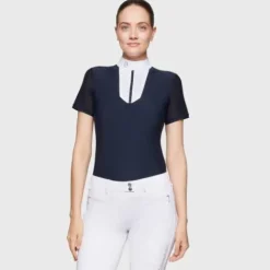 Clearance Polo de concours Apolline Premium FW25 - - Cristaux Swarovskis Femme La Cavalière En Concours|La Femme En Concours