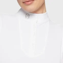 Clearance Polo de concours Apolline Premium FW25 - - Cristaux Swarovskis Femme La Cavalière En Concours|La Femme En Concours