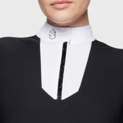 Clearance Polo de concours Apolline Premium FW25 - - Cristaux Swarovskis Femme La Cavalière En Concours|La Femme En Concours