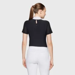 Clearance Polo de concours Apolline Premium FW25 - - Cristaux Swarovskis Femme La Cavalière En Concours|La Femme En Concours