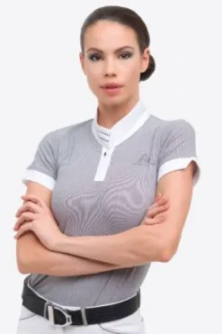 Online Polo de concours ASHY - - Élégance intemporelle Femme La Cavalière En Concours|La Femme En Concours