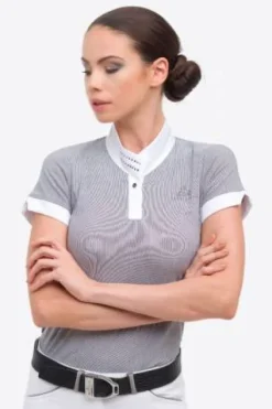 Online Polo de concours ASHY - - Élégance intemporelle Femme La Cavalière En Concours|La Femme En Concours