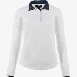 Sale Polo de concours blanc Femme La Cavalière En Concours|La Femme En Concours