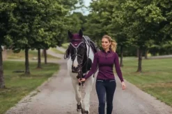 Online Polo de concours Champion Top Purple White - Femme La Cavalière En Concours|La Femme En Concours