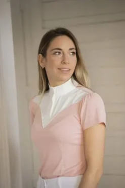 Hot Polo de concours Las Honey - - manches courtes Femme La Cavalière En Concours|La Femme En Concours