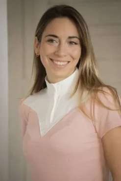 Hot Polo de concours Las Honey - - manches courtes Femme La Cavalière En Concours|La Femme En Concours