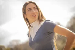 Hot Polo de concours Las Honey - - manches courtes Femme La Cavalière En Concours|La Femme En Concours