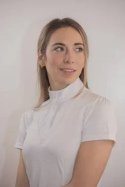 Hot Polo de concours Las Honey - - manches courtes Femme La Cavalière En Concours|La Femme En Concours