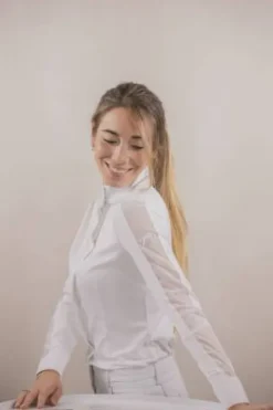 Best Polo de concours Las Honey manches longues - PENELOPE COLLECTION Femme La Cavalière En Concours|La Femme En Concours