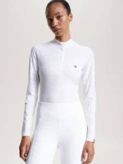 Polo de concours manches longues Chelsea Cooling - Femme La Cavalière En Concours|La Femme En Concours