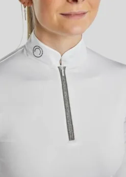 Best Polo de concours manches longues Mogaia - - Gun Metal Femme La Cavalière En Concours|La Femme En Concours