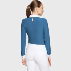 Best Polo de concours manches longues Aloise FW25 - - Tissu respirant Femme La Cavalière En Concours|La Femme En Concours
